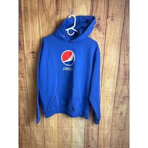 Champion Pepsi Hoodie Royal Blue Size L